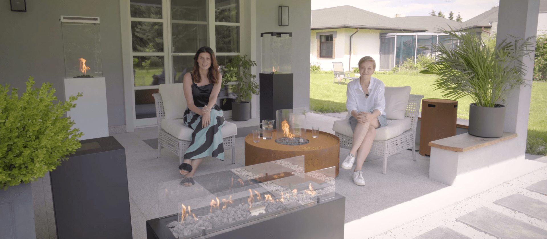 outdoor gas fire burners